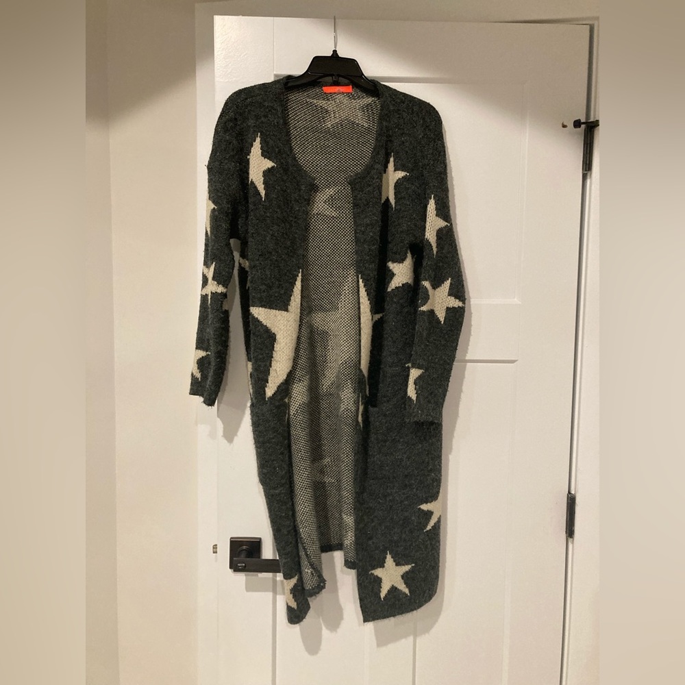 EUC Lulumari midi star cardigan sweater